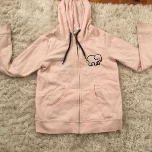 Ivory Ella Pink Pineapple Hoodie.